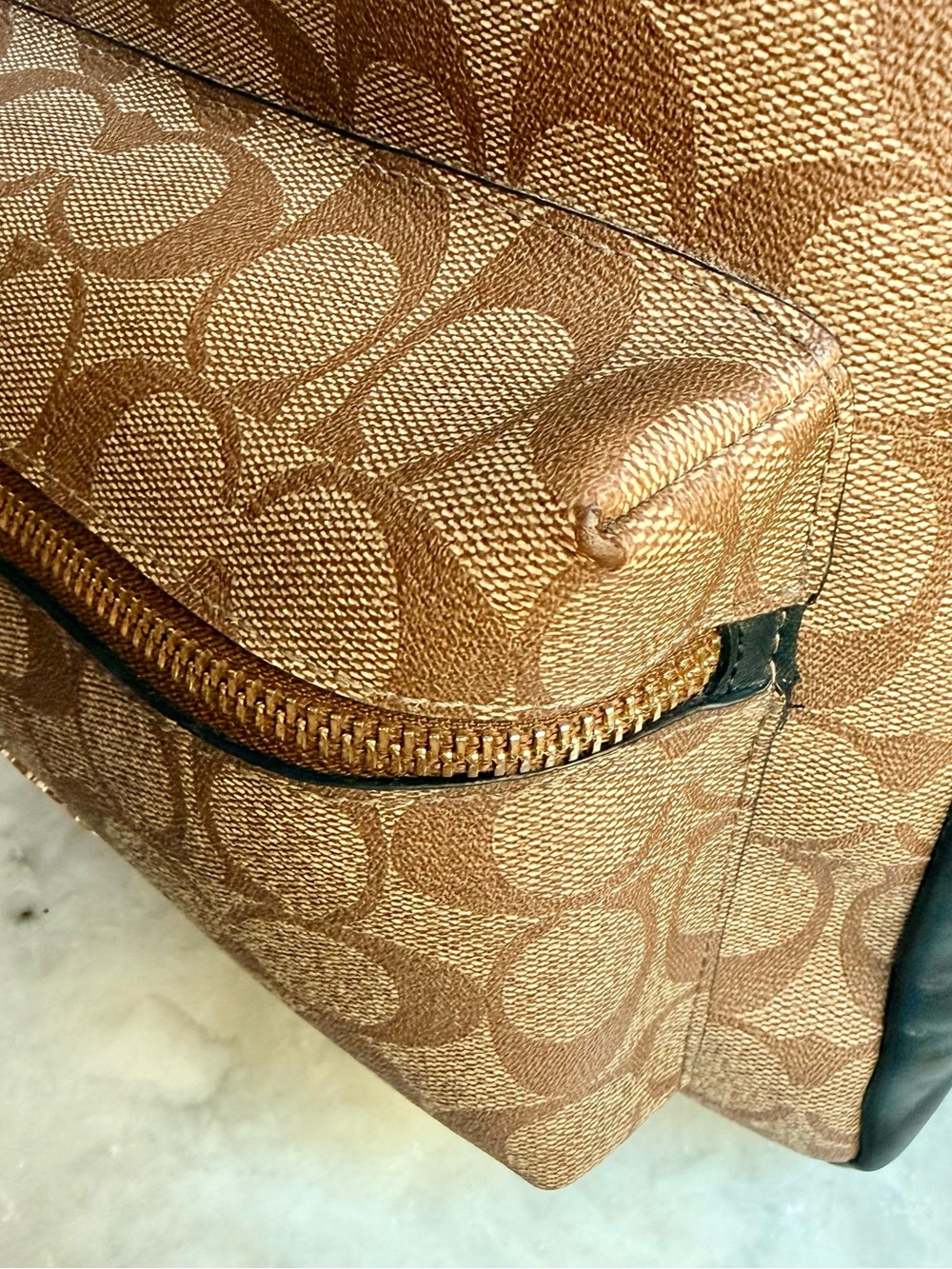 Coach Signature Medium Charlie
Backpack | Khaki/Brown | Customized
Gold Hangtag - Picture 4 of 16